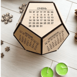 Оригінальний об`ємний дерев`яний календар з логотипом - image-1